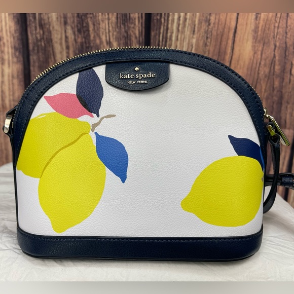 kate spade Handbags - Kate Spade Sylvia Lemon Zest Dome Crossbody Purse